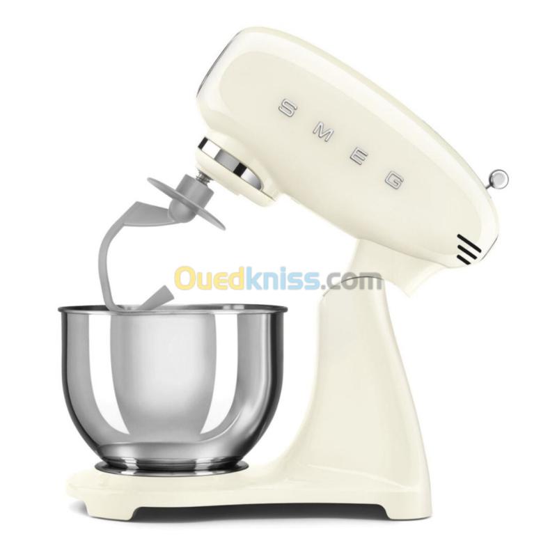 Pétrin Pâtissier SMEG 800W Bol 4.8L 10 Vitesses Multifonctions - Esthétique Années 50 Créme - 3