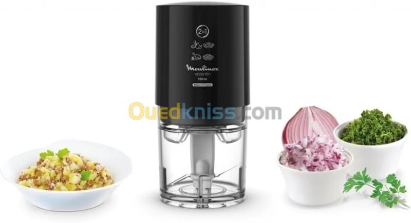 Mini Hachoir 220 W 100 ml Fabriqué en France Moulinex Valentin DJ120810 4