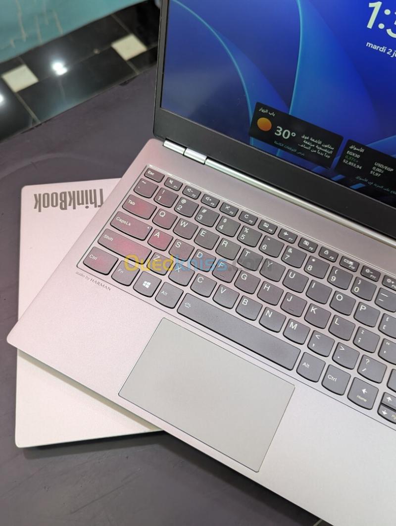 LENOVO THINKBOOK 13S-IML  Processeur Intel Core i5-10210U 6 Mo de cache, jusqu'à 4,20 GHz 8GB 256SSD 13" 3