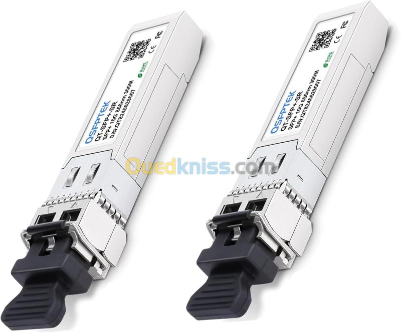 MODULE ÉMETTEUR-RÉCEPTEUR QT-SFP-10G-SR-IN SFP+ 10G 850nm 300M S/N:QT8231208017 2