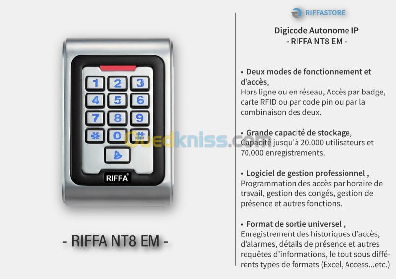 Gamme contrôleurs d'accès RIFFA 11