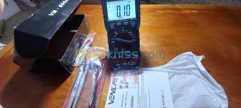  TRMS Large Au-to Digital Multimeter Auto Range 1000V 20A AC DC Ohm Hz NCV Live Voltage Meter