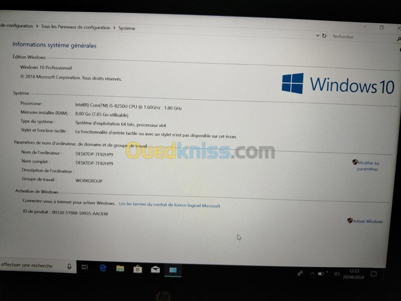 HP PROBOOK i5 8EME GEN 8GB RAM 512 GB 3