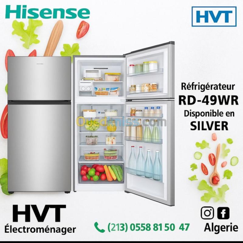 Super Promo Hisense RD-49WR 490L 375L Net NoFROST inverter INOX 2
