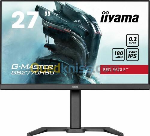 ECRAN IIYAMA 27" GB2770HSU-B6 FHD 0.2MS 180HZ RED EAGLE G-MASTER PIVOT