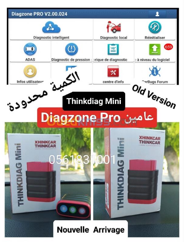  Promo Nouvelle arrivage Scanner Auto launch Thinkdiag mini 2ans diagzone pro bon prix