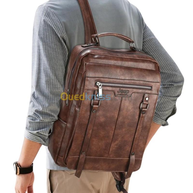 Sac à bandoulière en cuir pour téléphone pu pour Homme Jeep