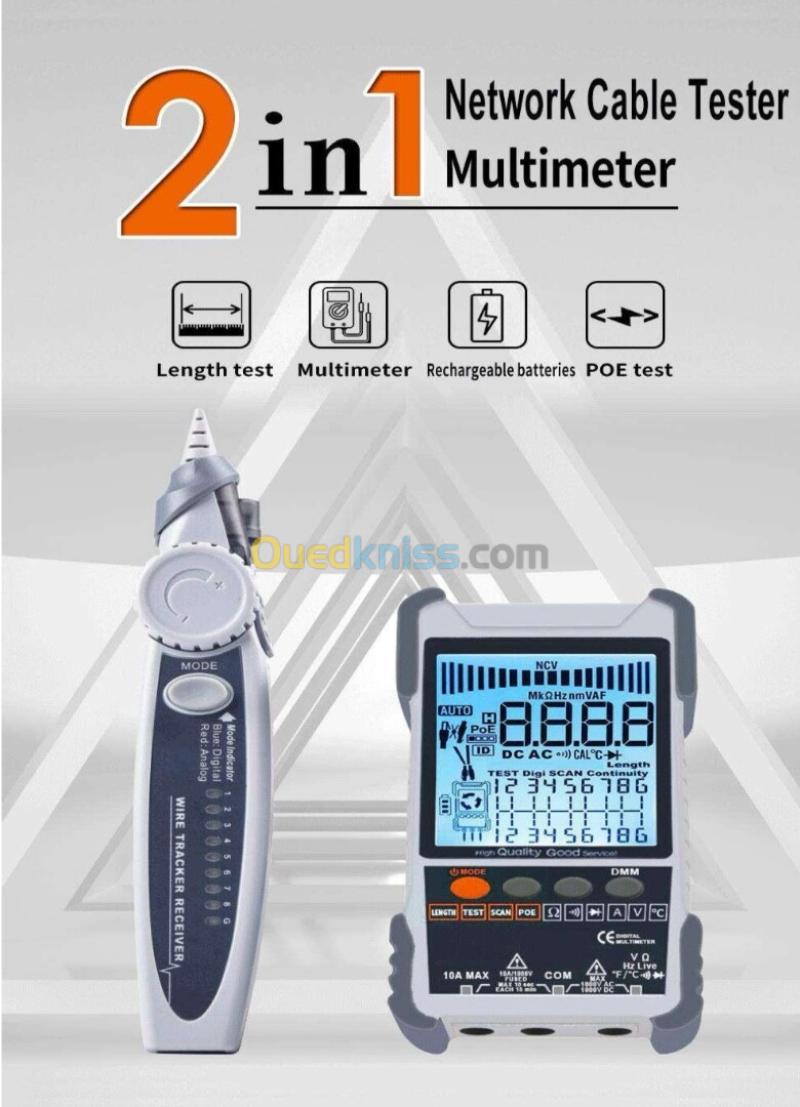 Testeur câble réseau & Multimètre 
