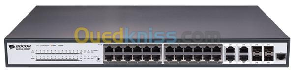 BDCOM S2500P/C Series Full Gigabit POE Switches, L2 managed 4