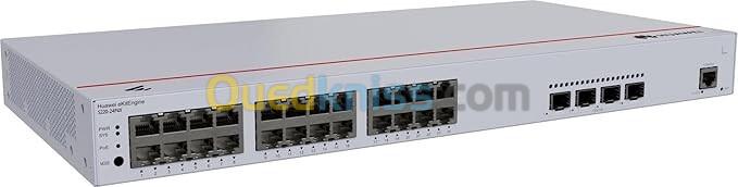 SWITCH HUAWEI eKit S220-24P4X (24x10/100/1000BASE-T ports(400W PoE+), 4x10GE SFP+ ports, 2