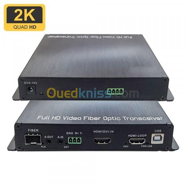 TS-MCHDMI-FO Convertisseur HDMI KVM- vers- Fiber Optic 3