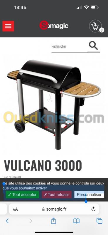  Barbecue à charbon Vulcano 3000 