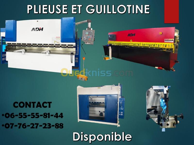  machine plieuses et guillotine de tole  ADH /1/