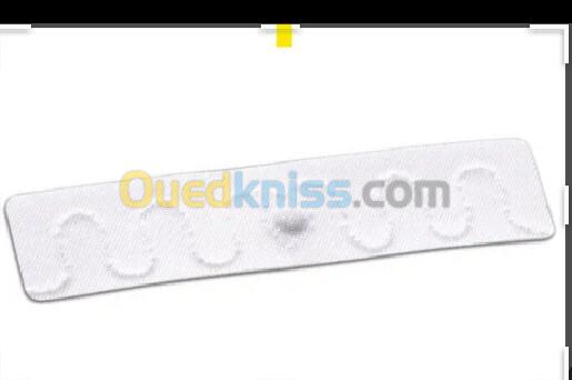 étiquette RFID UHF 860-960 en tissu lavable de 60 x 25 7