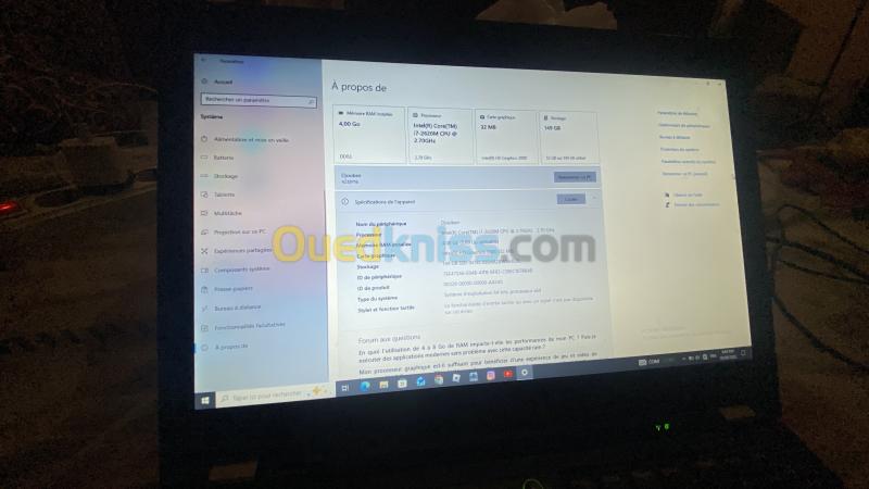 Pc lenovo thinkpad 4