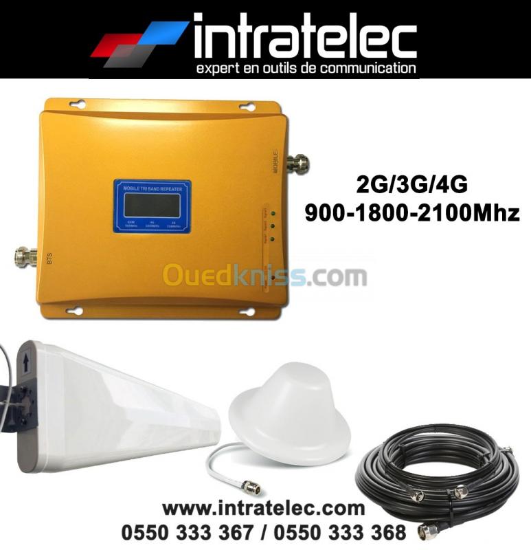  Amplificateur GSM Repeteur Lintratek Triband 2G/3G/4G 