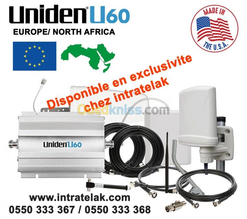  Amplificateur Gsm repeteur Uniden U60 Dual-Band 2G/4G Made in USA