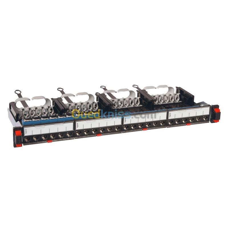 Panneau de brassage  24 Ports Cat 6 FTP Legrand équipé  3
