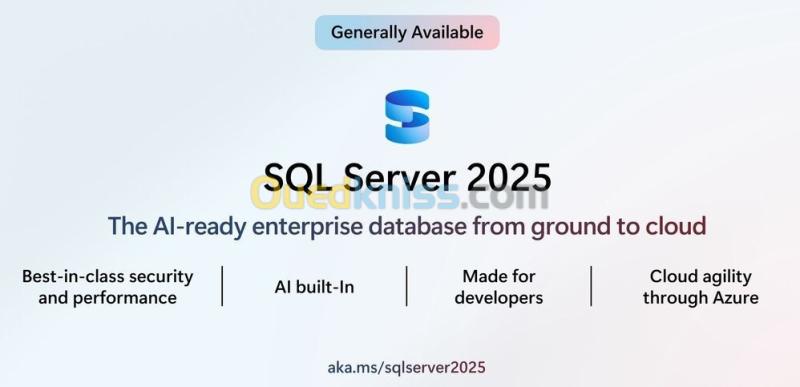 SQL Server 2025 Standard et Entreprise et Entreprise Core 4