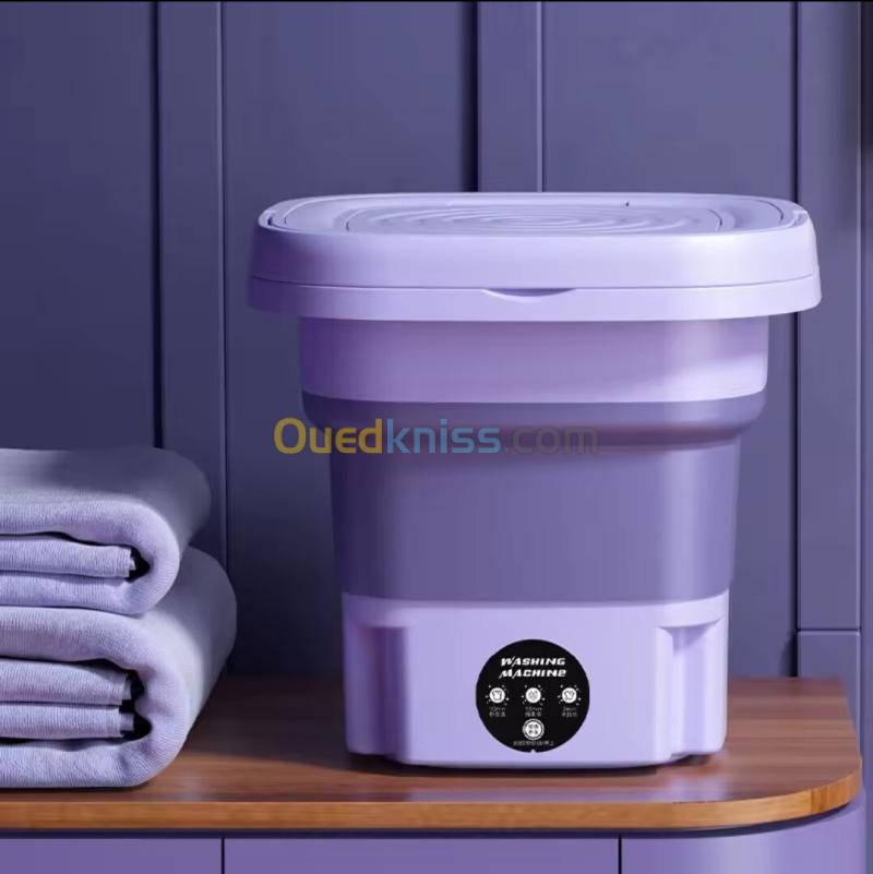 غسالة ملابس صغيرة قابلة للطي  2