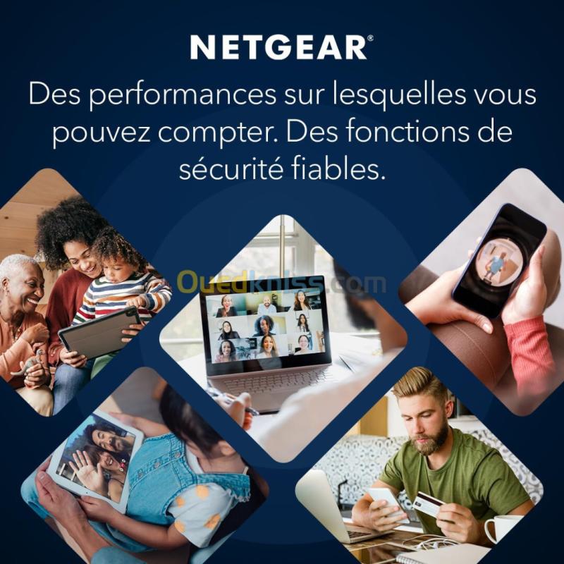 NETGEAR Nighthawk RS100 - Routeur WiFi 7 Bibande (BE3600) | Port 2.5G Multi-Gig 6