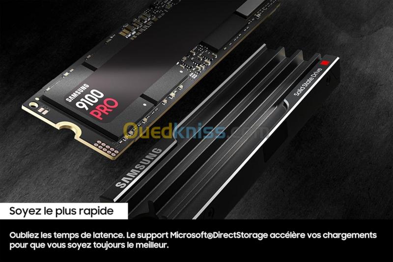 Samsung SSD 9100 Pro 1To NVMe PCIe 5.0 - Vitesse 14700 Mo/s pour PC & PS5 7
