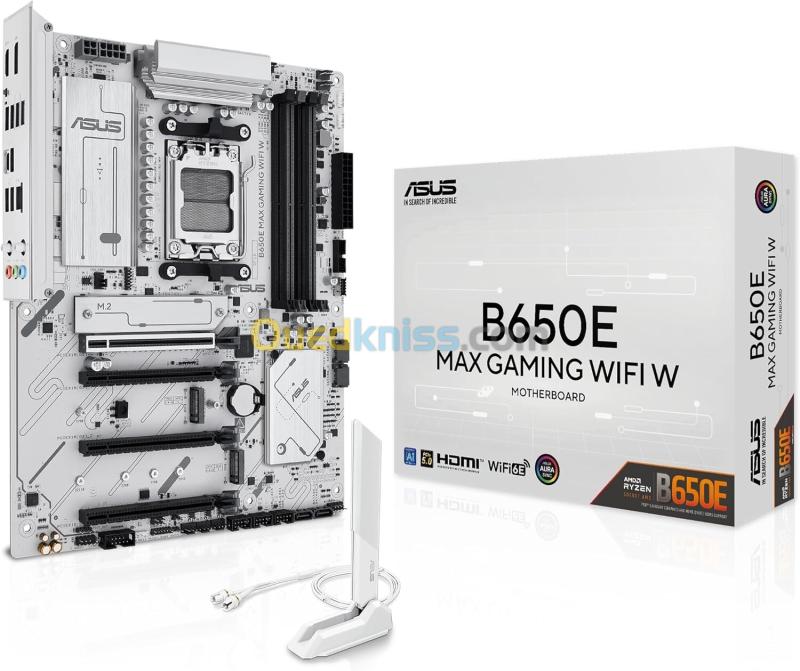 ASUS B650E Max Gaming WiFi W | Ryzen 9000 Ready | PCIe 5.0 & DDR5