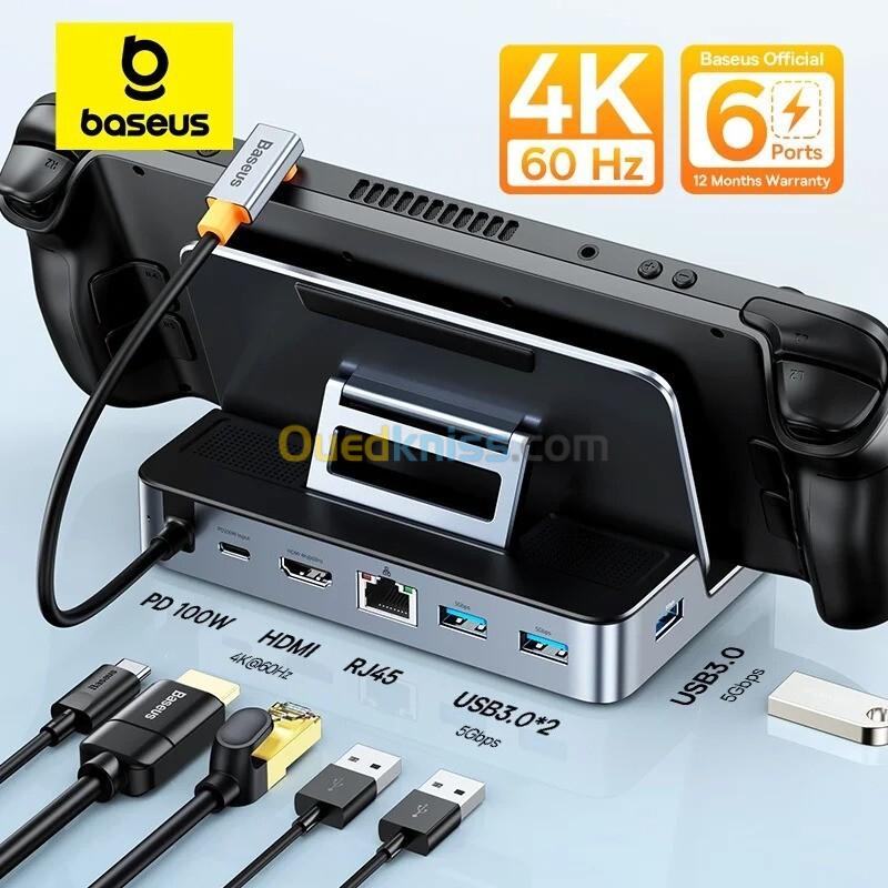 Baseus GamerX Series 6-Port Type-C HUB Steam Deck - Asus ROG Ally 3