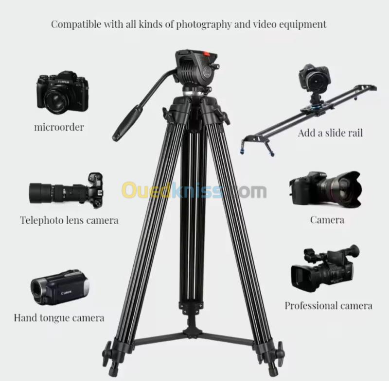 Triepied professionnel 1,80 m 3