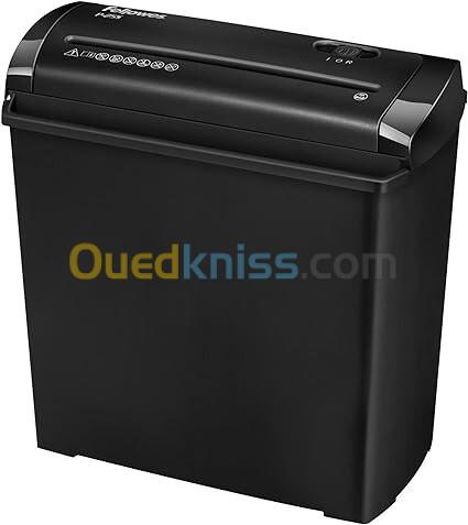 DESTRUCTEUR DE DOCUMENTS 11 LITRES FELLOWES P25S COUPE DROITE 