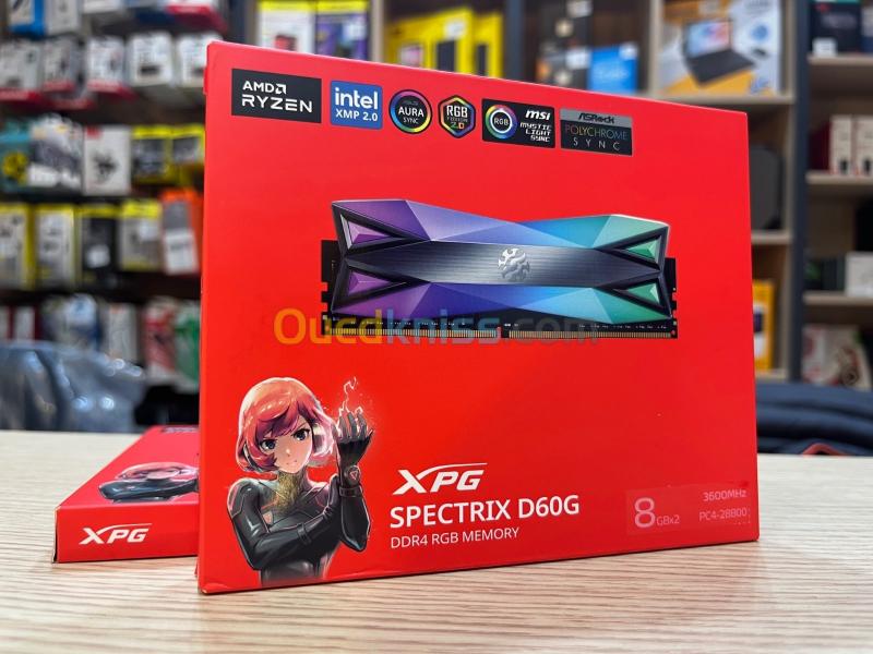  RAM DATA XPG SPECTRIX D60G 8GB 3600Mhz RGB