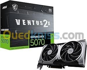 CARTE GRAPHIQUE MSI GEFORCE RTX 5070 12GB VENTUS 2X