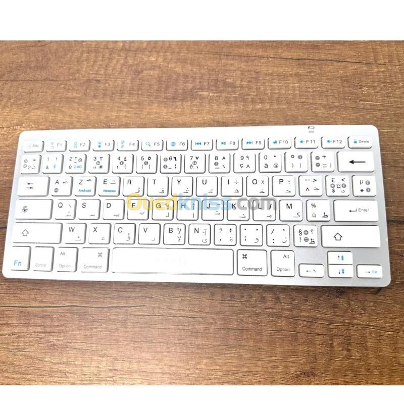 HAVIT KB221WB CLAVIER SANS FIL 2.4G+BLEUTOUTH 4