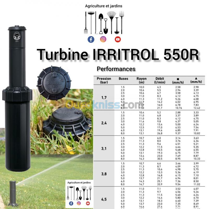  Turbine 550R IRRITROL