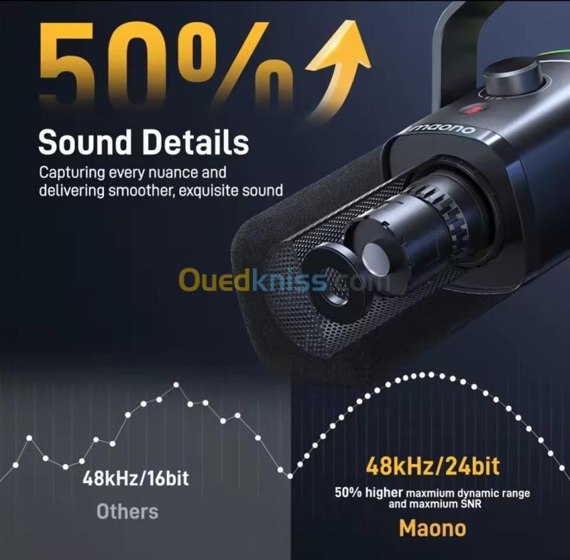 Microphone dynamique MAONO PD100X 4