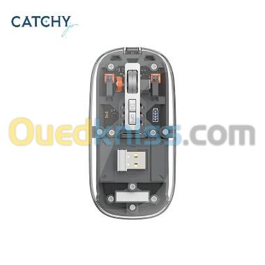 Souris sans fil magnétique transparente WiWU Crystal 5