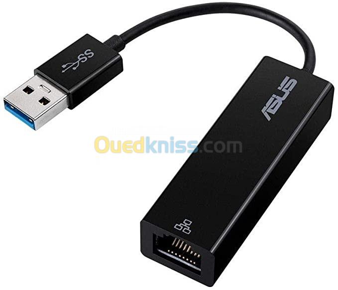  Adaptateur convertisseur Asus USB 3.0 vers RJ45 noir