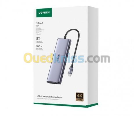  Mini station Ugreen USB type C 10 en 1 /4K/100W