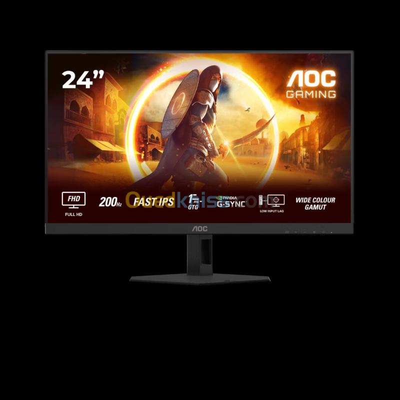 ECRAN AOC 24G4HRE 24" FHD Fast IPS 200Hz 0.3ms