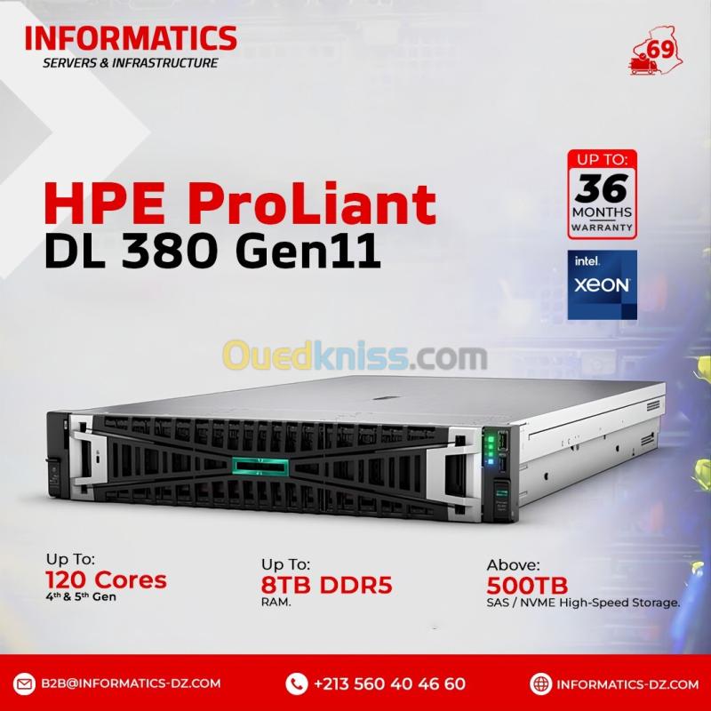 SERVER HPE ProLiant DL380 GEN10 / GEN11 CTO 2