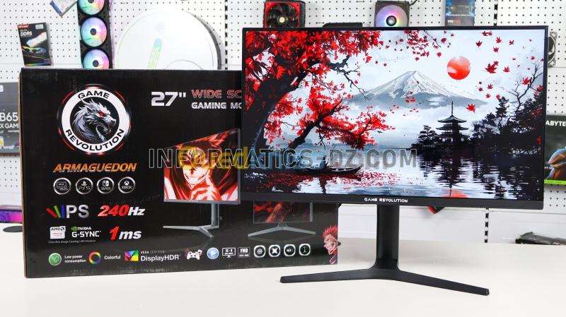 GAME REVOLUTION ARMAGUEDON 27 POUCES FHD 240Hz IPS ROTATIF RGB Gaming Monitor
