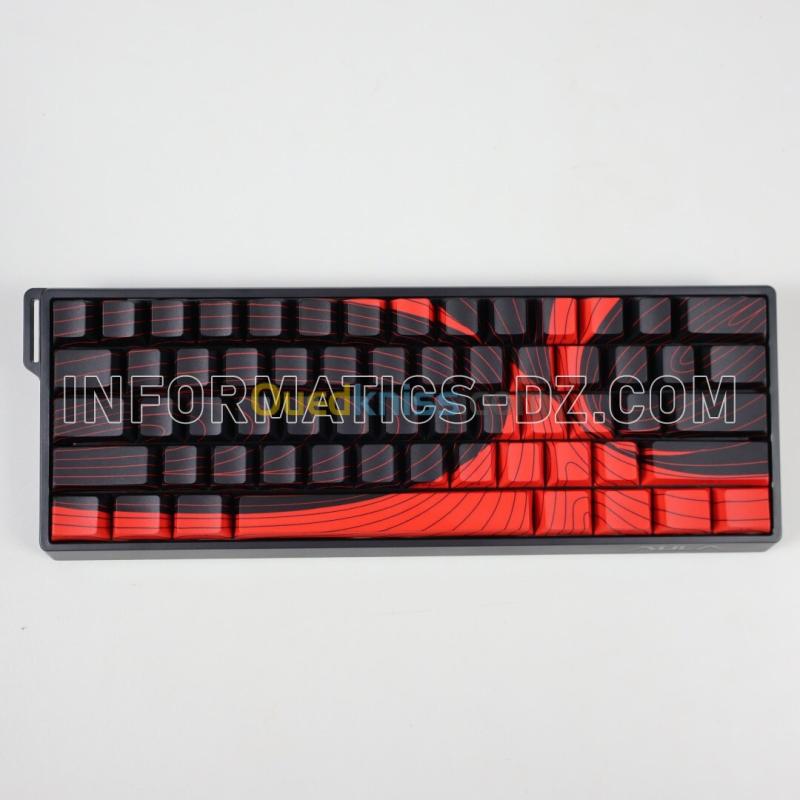 AULA WIN60 HE MAX Wired Magnetic Switch Gaming Keyboard RED / YELLOW 3