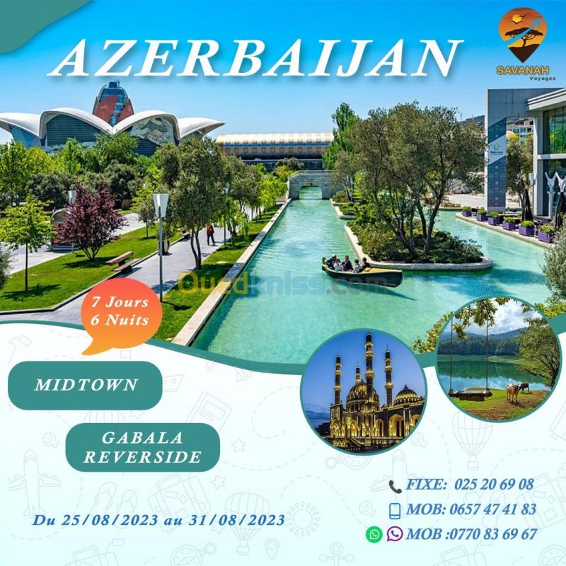  Voyages organisé ANTALYA-AZERBAIJAN-EGYPTE-ZANZIBAR-ISTANBUL