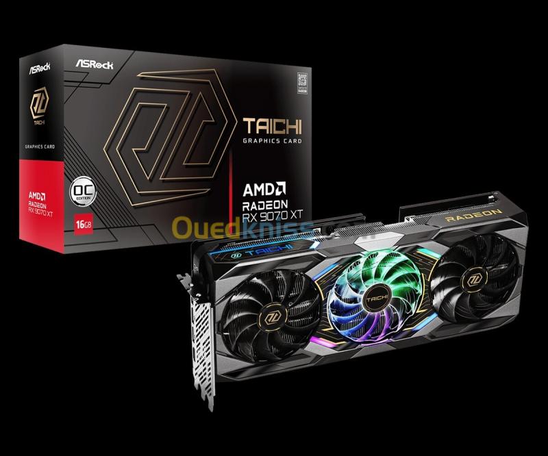 Carte Graphique ASRock - RX9070XT TC 16GO