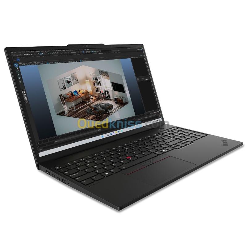 LAPTOP LENOVO THINKPAD P16s GEN 3 ULTRA 7 155H 32GB RAM 512GB SSD NVIDIA RTX 500 ADA 4GB VRAM ECRAN 16" FHD 3