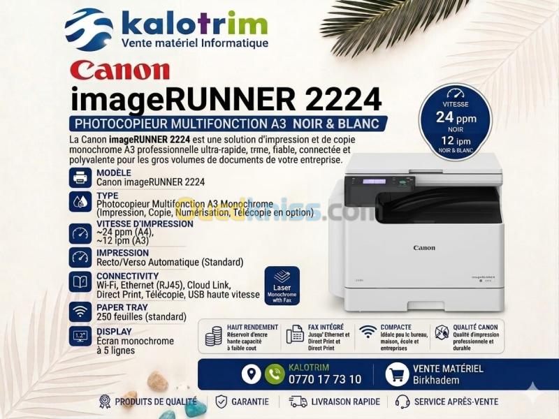 PHOTOCOPIEUR CANON IR 2224