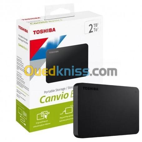  DISQUE DUR EXTERNE TOSHIBA CANVIO BASICS 2 TB USB 3.2