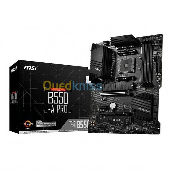 CARTE MERE MSI (911-7C56-076) AMD SOCKET AM4 CHIPSET B550-A PRO