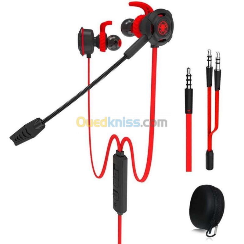  Écouteurs de Jeu plextone g30 avec Microphone Casque rouge