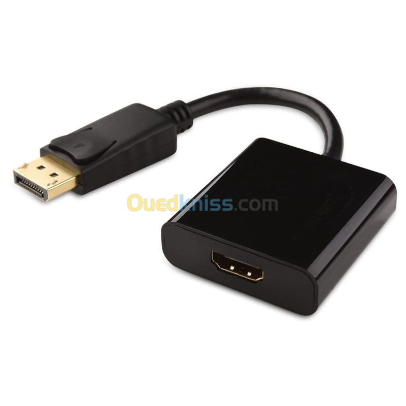 Adaptateu Display PortversHDMI 15 cmconversion video son PC TV